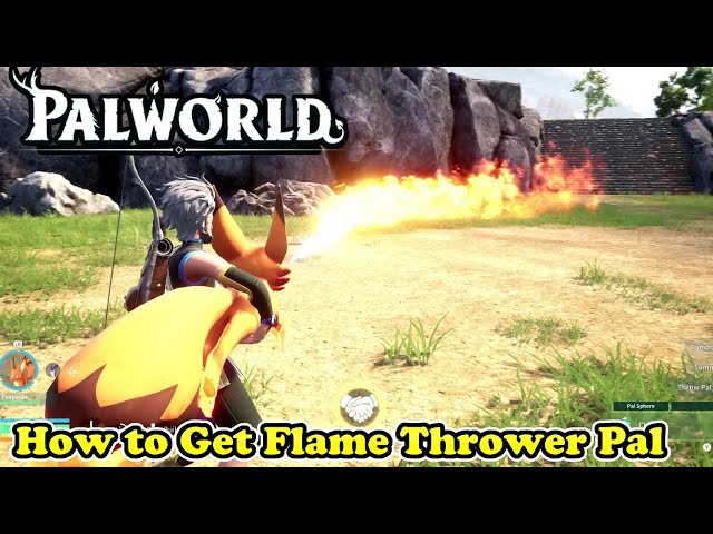 How to Get Flame Thrower Pal in Palworld (Foxparks Location)