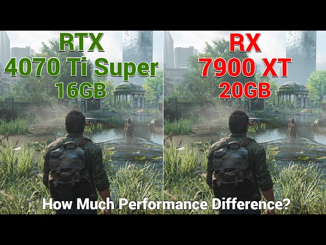 Nvidia RTX 4070 Ti Super vs AMD RX 7900 XT | 20 Games Tested | How Much Performance Difference?