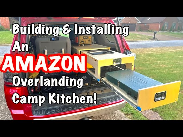 Building & Installing an Overlanding Camping Kitchen from AMAZON!