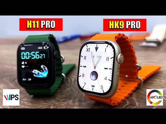 is HK9 Pro Smartwatch APPLE Watch 9 Clone Really AMOLED?