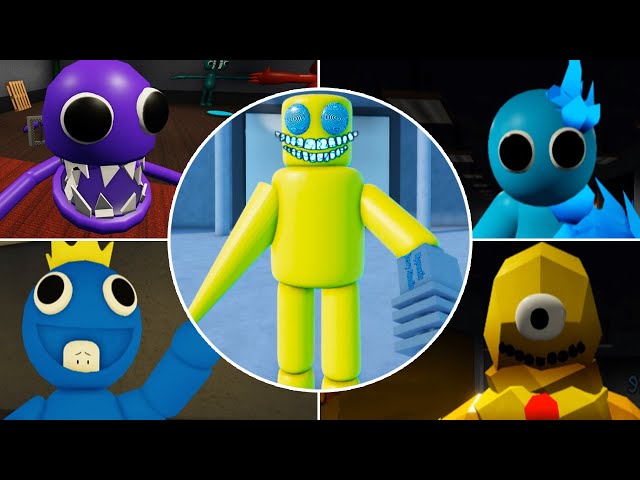 All Morphs + *NEW* (Burlap) Jumpscares in Rainbow Friends Chapter 2 Concept Roblox