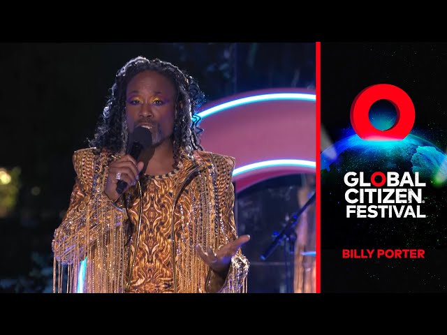 Billy Porter Performs 'Because We're Kids' | Global Citizen Festival: NYC
