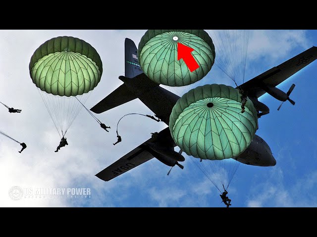 Why the Military Parachute have a Hole? #shorts