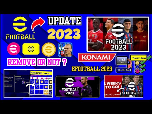 E-FOOTBALL 2023 is coming | August 25 | Official From Konami | Large Maintenance