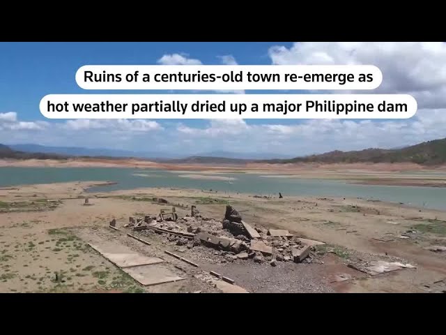Centuries-old town resurfaces as Philippine dam dries up | REUTERS