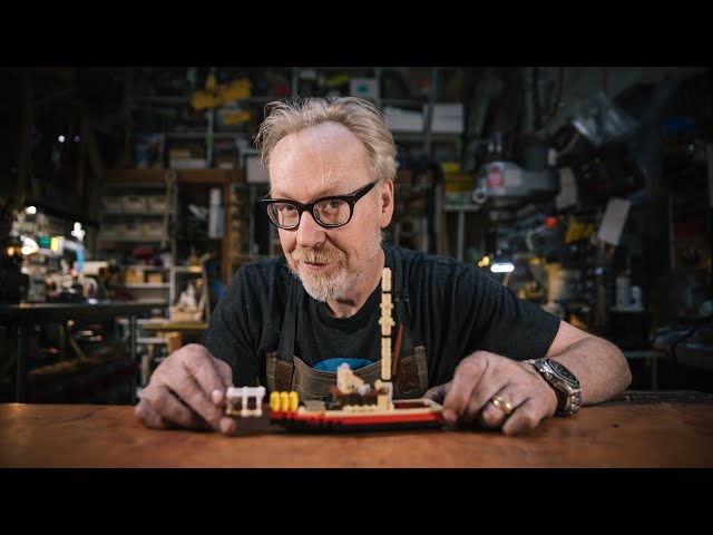 Adam Savage's Live Builds: LEGO Orca Fishing Boat (from Jaws!)