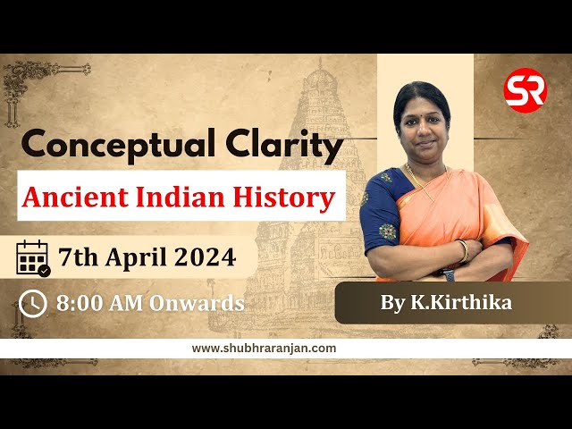 🔴 Live | Conceptual Clarity of Ancient Indian History |  Prelims QEP Crash Course