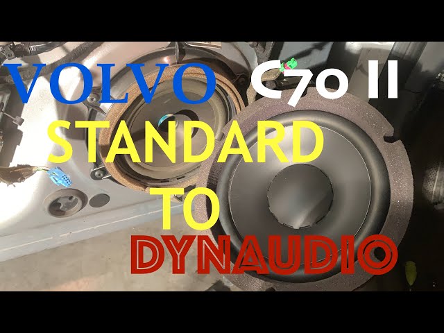 VOLVO C70 MK2 UPGRADE FROM STANDARD TO PREMIUM & DYNAUDIO