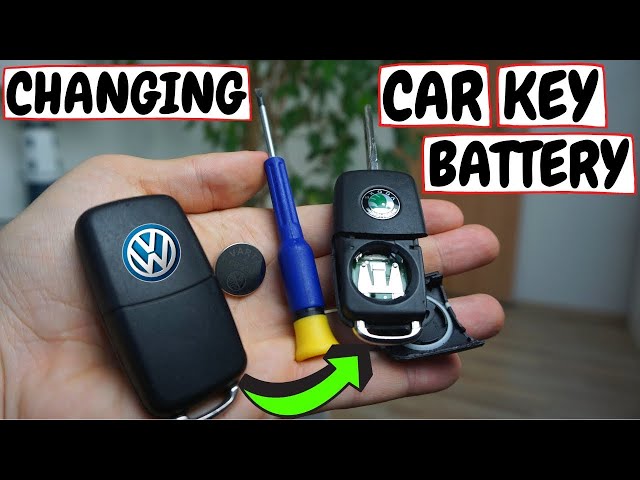 How to change {Replace} Battery in a CAR KEY FOB?🔑Replacement: Changing Volkswagen, Skoda, SEAT