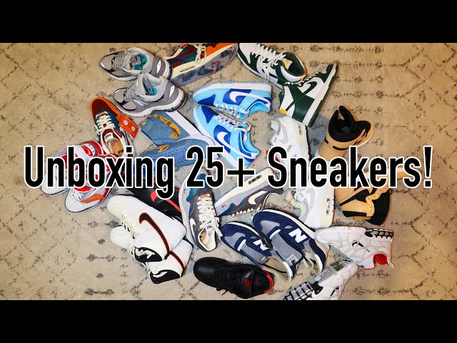 Unboxing 25+ Recent Sneaker Pickups!