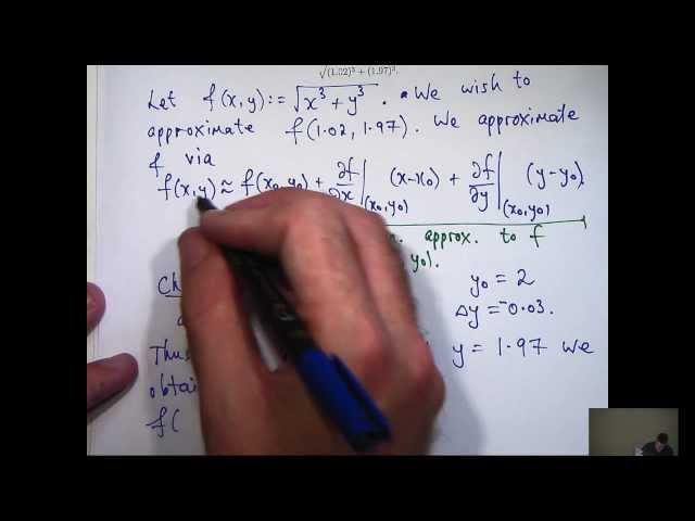 Taylor polynomials + functions of two variables