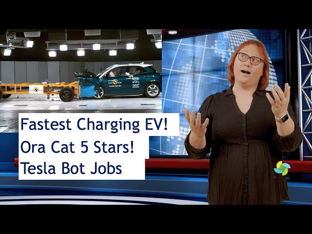 EcoTEC Episode 243 - Chinese Charging Champs,  Ora Cat Crash Test, Tesla Bots Changing World
