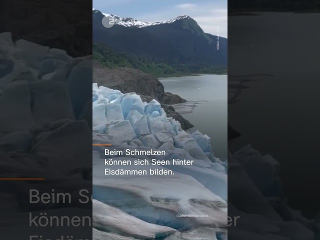 Alaska: Gletscher-Dammbruch zerstört Haus | #shorts #klima