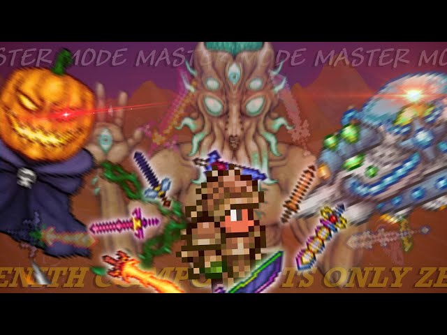 Can You Beat MASTER MODE Terraria With ONLY ZENITH COMPONENTS?