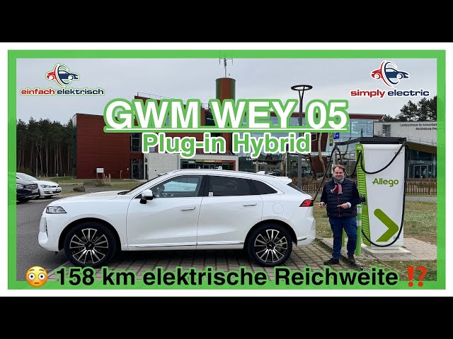GWM WEY 05 knackt er die 158 km elektrische Reichweite⁉️