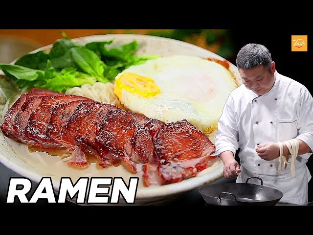 How to Make Ramen with Char Siu Pork and Chicken Noodle Soup