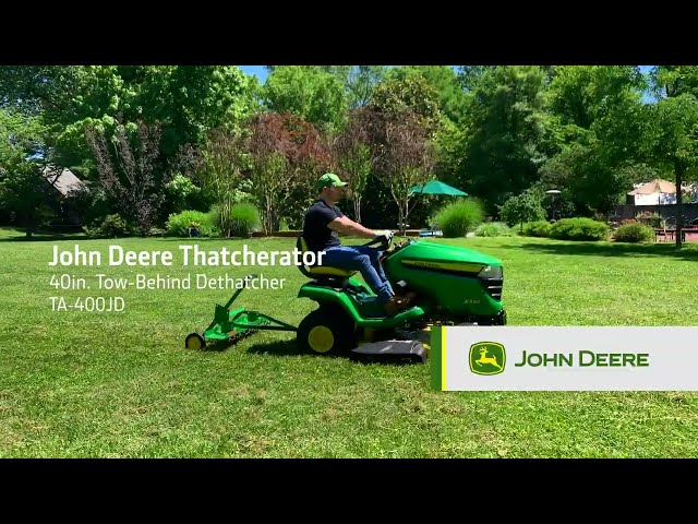 TA-400JD — John Deere Thatcherator Tow-Behind Dethatcher
