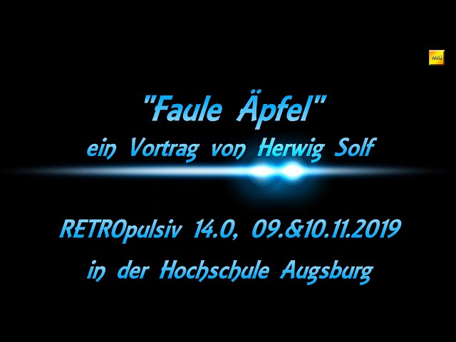 Vortrag - "Faule Äpfel" - Herwig Solf - RETROpulsiv 14.0
