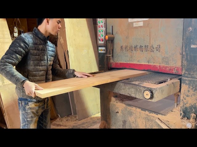 How Vietnam Young Carpenter Make Furniture with 1980 Wood Machines || Beautiful Simple Shoe Cabinet
