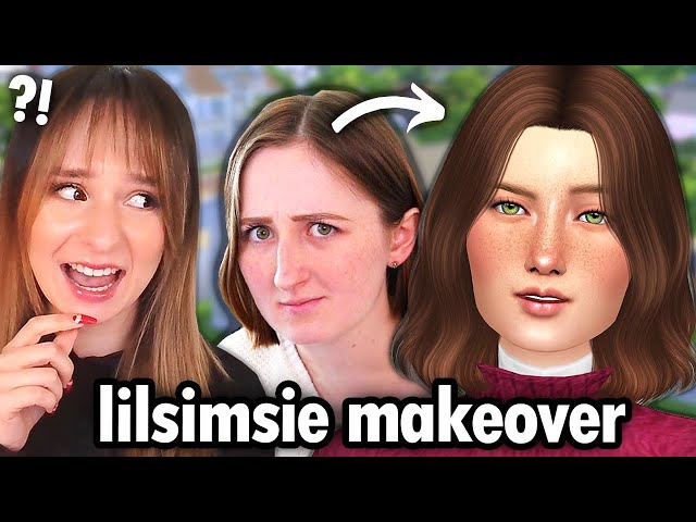 I tried giving lilsimsie a REALISTIC MAKEOVER...