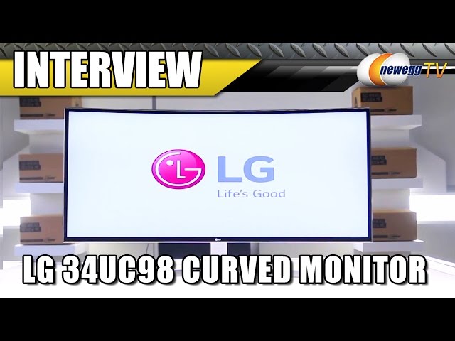 LG 34UC98 Ultra Wide Curved Monitor Interview - Newegg TV