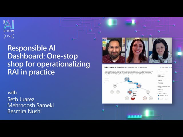 AI Show: Live Responsible AI Dashboard: One-stop shop for operationalizing RAI in practice | 43