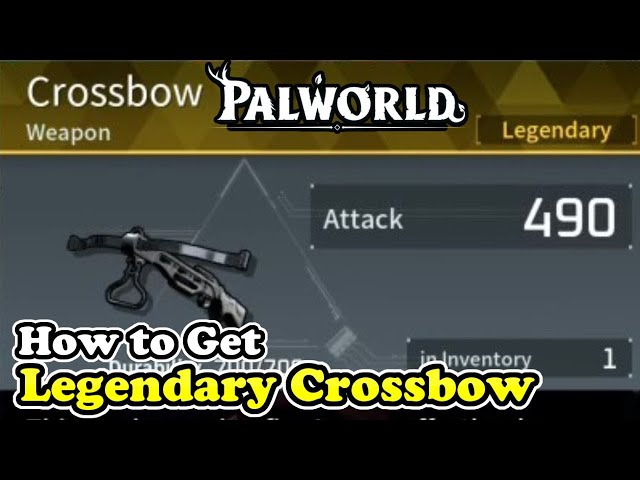 Palworld How to Get Legendary Crossbow Schematic 4
