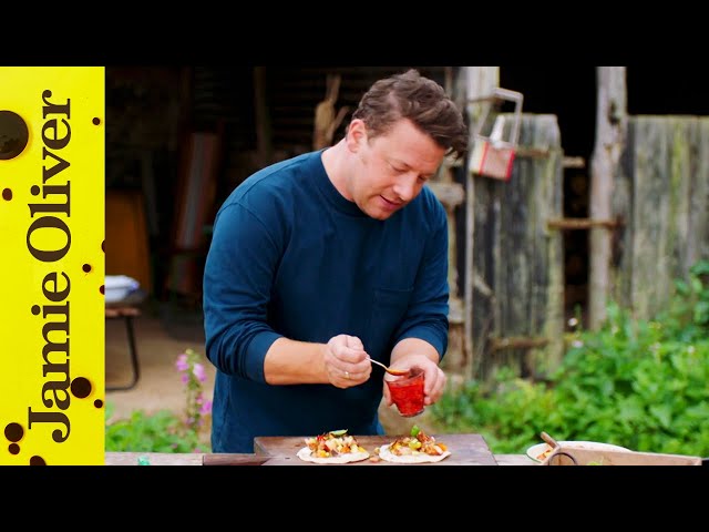 Crispy Salmon Tacos | Keep Cooking Family Favourites | Jamie Oliver