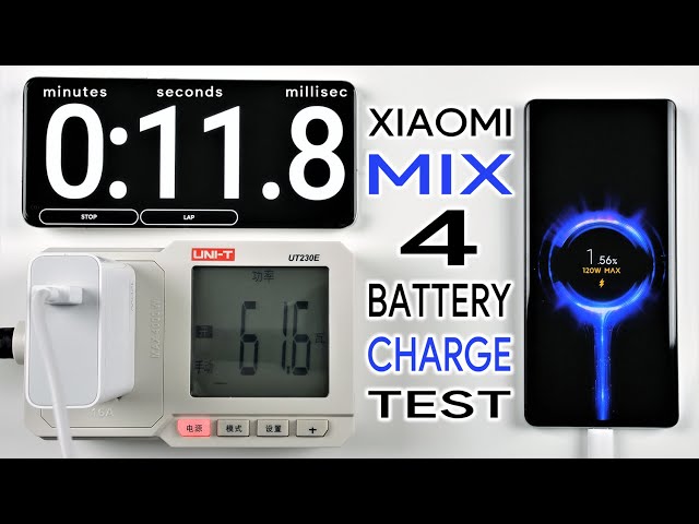 Mi Mix 4 | 120W Charging Speed Test - Xiaomi's Fastest Charging Smartphone?