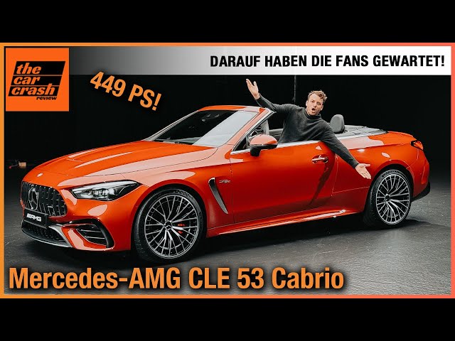 Mercedes-AMG CLE 53 (2024) Alle Infos zum NEUEN 6-Zylinder Cabrio mit 449 PS! Review | Test | Preis
