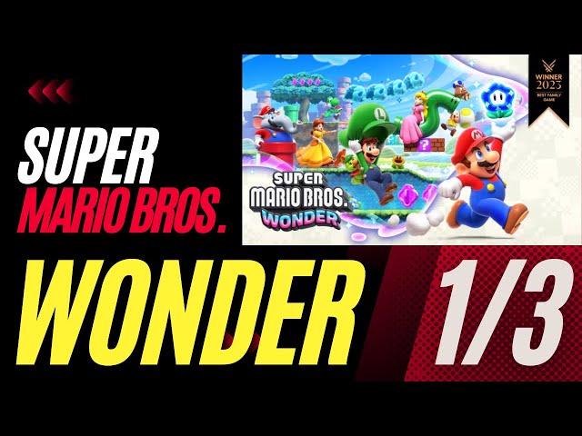 Super Mario Bros. Wonder First time! [COVID COUGHING/SNIFFLING WARNING] Part 1 of 3