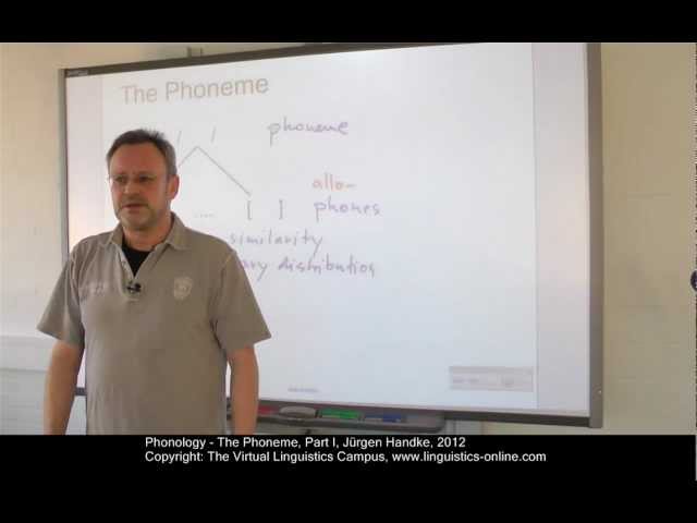 PHY101 - The Phoneme I