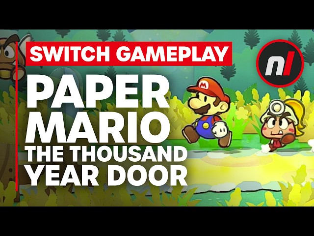 Paper Mario: The Thousand-Year Door Switch Gameplay
