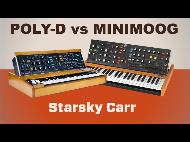 Behringer Poly D vs Minimoog: The definitive comparison, review and demo