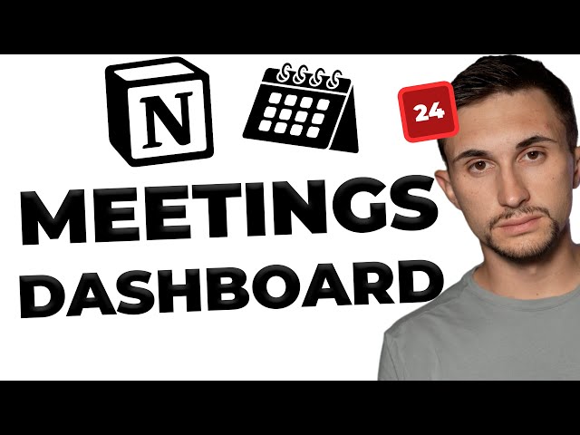 How to Build a 'Meetings Dashboard' in Notion! 📆📞 (Notes + Agendas)