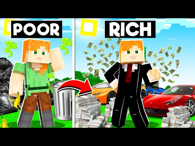 Becoming POOR To RICH In Minecraft