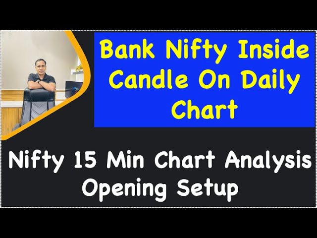 Bank Nifty Inside Candle On Daily Chart !! Nifty 15 Min Chart Analysis Opening Setup