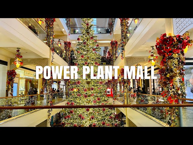 [4K] Power Plant Mall Walking Tour 2021- Best Christmas Decorations Mall in the Philippines?