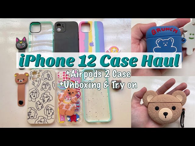 Aesthetic iPhone 12 Case Haul ✨ | +Airpods Case, Cord Organizer & Protector | Salamat Shopee | ASMR