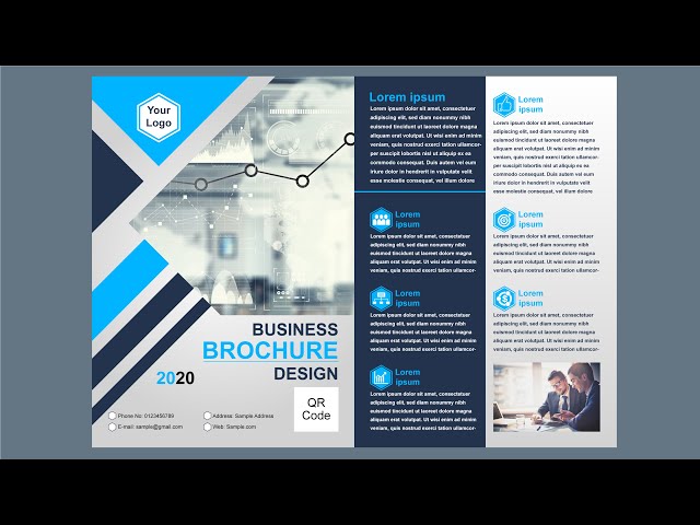 business brochure design || corporate brochure design || How to Make A Brochure
