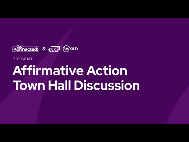 Affirmative Action Town Hall Discussion