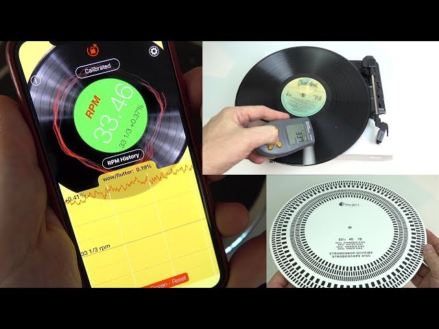 Measuring turntable speed the easy way - with the RPM app