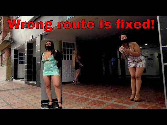 Wrong route is fixed Santa fe neighborhood Bogota colombia 2022