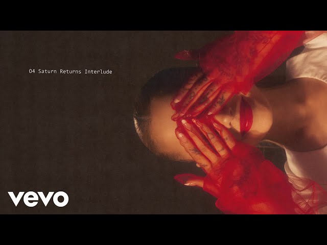 Ariana Grande - Saturn Returns Interlude (lyric visualizer)