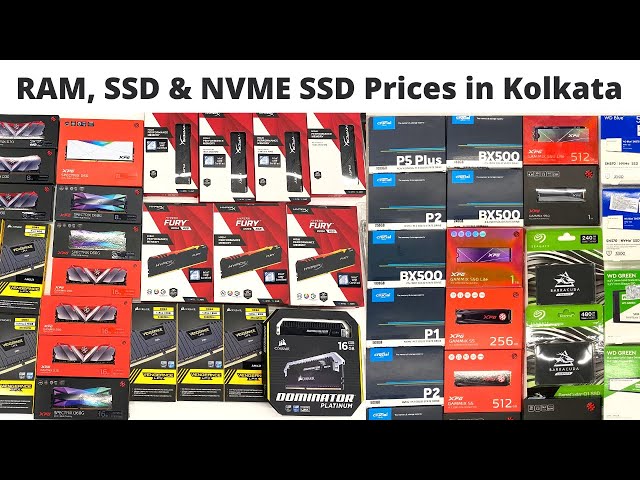 RAM , SSD & NVME SSD Prices in Kolkata Pc Market | Clarion Computers
