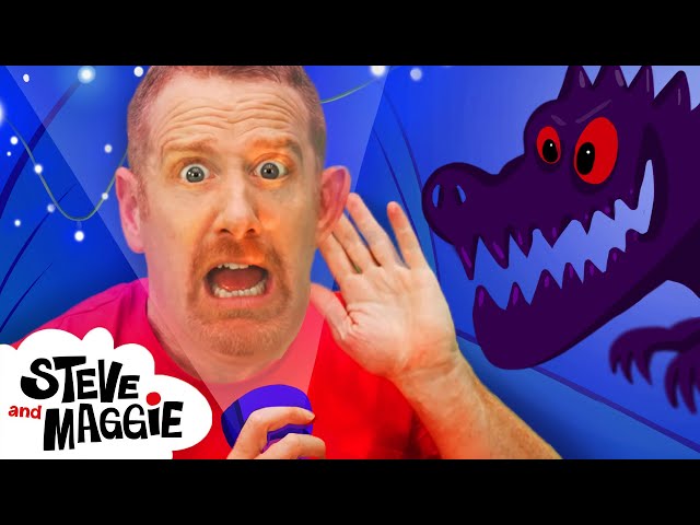 Camping with Animal Toys + Wheels on the Bus with Steve and Maggie | Monsters, Ice Cream for Kids