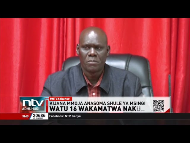 Nakuru: Mwanafunzi wa shule ya msingi miongo mwa washukiwa 16 - Polisi