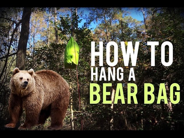 How to Hang A Bear Bag (PCT Method)