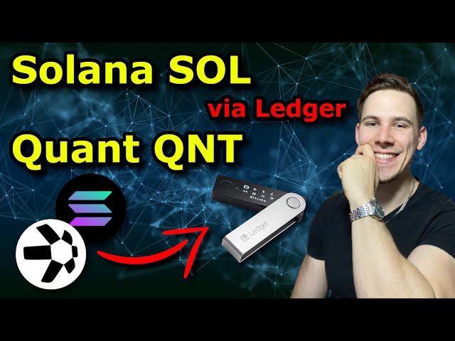 Solana SOL via Ledger & Quant QNT via Ledger | Kryptowährung ohne Leger Live Support übertragen
