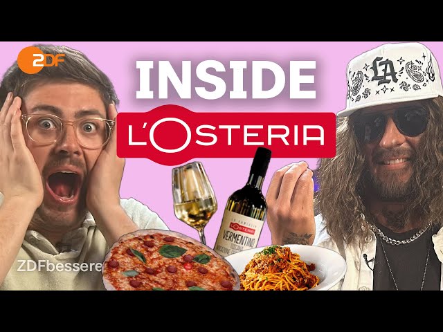 L'Osteria Lifestyle: Riesenpizza, Luxusmöbel und Mitarbeiterhymne